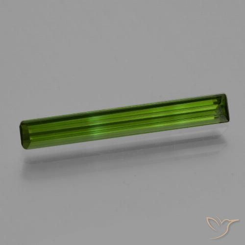 0.96ct Natürlicher Waldgrün Turmalin, Smaragdschliff, VVS-VS