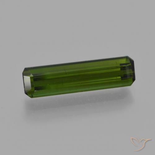 1.80ct Natürlicher Waldgrün Turmalin, Smaragdschliff, VS
