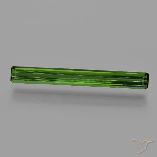 1.47ct Natürlicher tiefgrün Turmalin, Smaragdschliff, VVS-VS