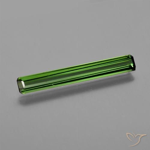 1.38ct Natürlicher Waldgrün Turmalin, Smaragdschliff, VS
