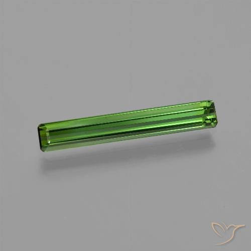 1.20ct Natürlicher dunkelgrün Turmalin, Smaragdschliff, VVS-VS