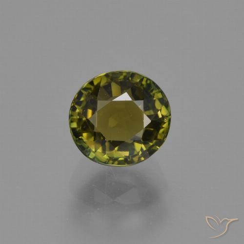 1.30ct Natürlicher Warmes Grün Turmalin, Oval, VS