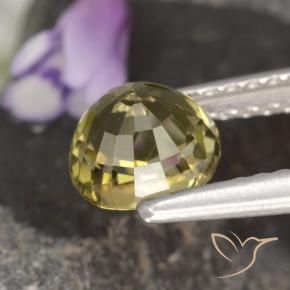 9,17 ctw natürlicher gold-braun Turmalin, Oval, VVS