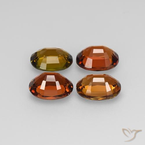 3.01 ct natürliche Erdiges Braun Turmalin-Edelsteine, Oval, VS
