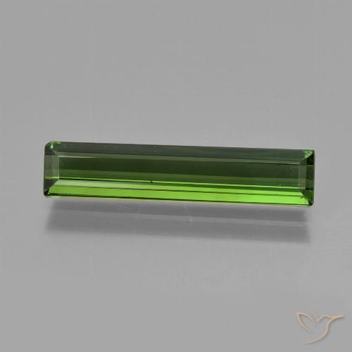1.75ct Natürlicher tiefgrün Turmalin, Smaragdschliff, VVS-VS