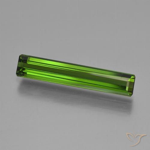 2.40ct Natürlicher tiefgrün Turmalin, Smaragdschliff, VVS-VS