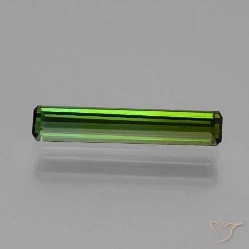 1.65ct Natürlicher Erdiges Grün Turmalin, Smaragdschliff, VVS