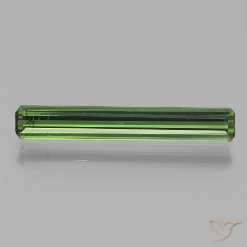 1.70ct Natürlicher dunkelgrün Turmalin, Smaragdschliff, VS-SI