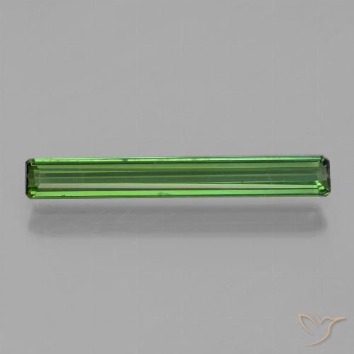1.36ct Natürlicher Mittel-Dunkelgrün Turmalin, Smaragdschliff, VVS-VS