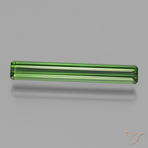 1.65ct Natürlicher tiefgrün Turmalin, Smaragdschliff, VVS