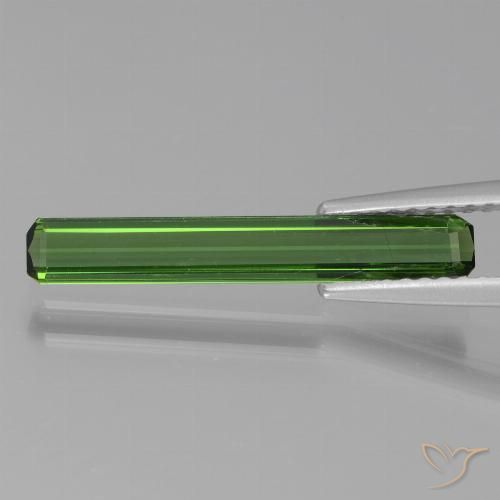 1.12ct Natürlicher Waldgrün Turmalin, Smaragdschliff, VS