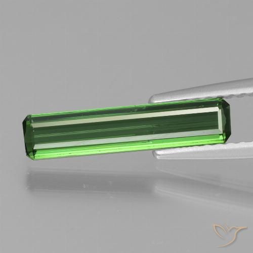 1.02ct Natürlicher Grün Turmalin, Smaragdschliff, VS