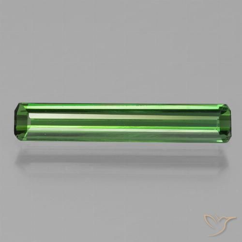 1.11ct Natürlicher Grün Turmalin, Smaragdschliff, VVS