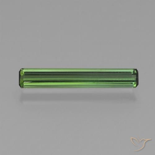 0.93ct Natürlicher Grün Turmalin, Smaragdschliff, VVS