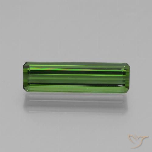 1.39ct Natürlicher Waldgrün Turmalin, Smaragdschliff, VVS
