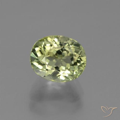 2.31ct Natürlicher Mittelgrün Turmalin, Oval, VVS-VS