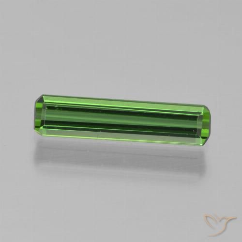 0.75ct Natürlicher Waldgrün Turmalin, Smaragdschliff, VVS