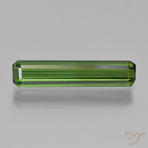 1.14ct Natürlicher Erdiges Grün Turmalin, Oktagonschliff, VVS-VS, Photo A