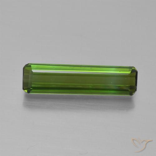 1.00ct Natürlicher Algengrün Turmalin, Smaragdschliff, VVS-VS