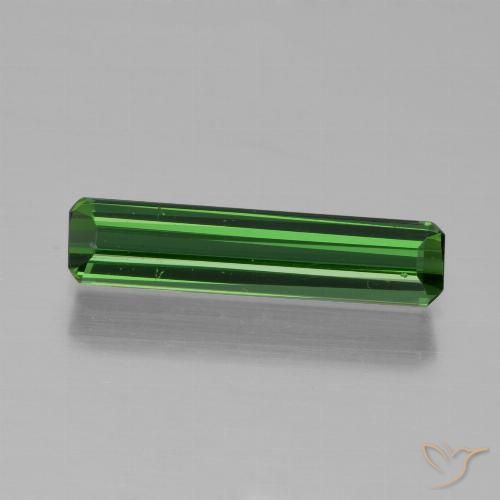 0.98ct Natürlicher Waldgrün Turmalin, Smaragdschliff, VVS-VS