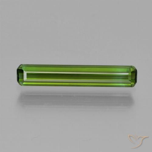 0.83ct Natürlicher Algengrün Turmalin, Smaragdschliff, VVS-VS