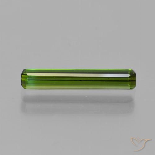 0.87ct Natürlicher Erdiges Grün Turmalin, Smaragdschliff, VVS
