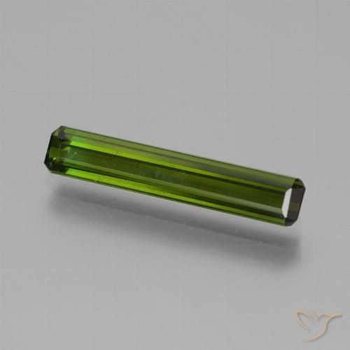 2.60ct Natürlicher Waldgrün Turmalin, Smaragdschliff, VVS