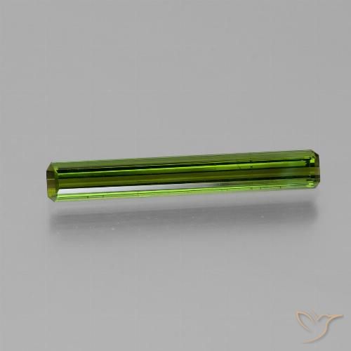 1.69ct Natürlicher Algengrün Turmalin, Smaragdschliff, VVS-VS