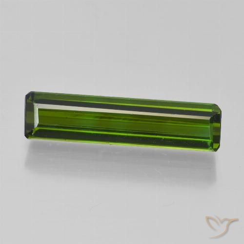 1.96ct Natürlicher Algengrün Turmalin, Smaragdschliff, VVS-VS