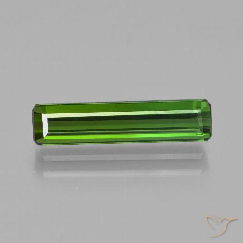 2.08ct Natürlicher Waldgrün Turmalin, Smaragdschliff, VVS-VS