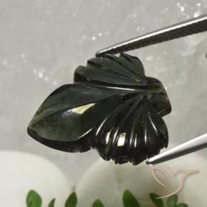 9,17 ctw natürlicher Waldgrün Turmalin, Fantasie, Lichtdurchlässig
