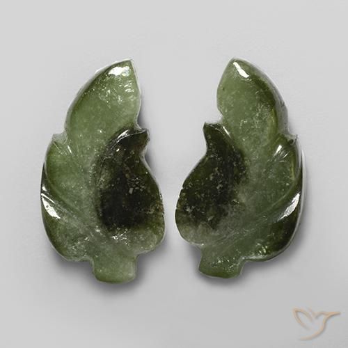 11.45 ct natürliche tiefgrün Turmalin-Edelsteine, Fantasie, Lichtdurchlässig