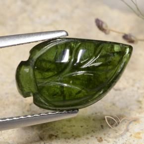 9,17 ctw natürlicher Waldgrün Turmalin, Fantasie, Lichtdurchlässig