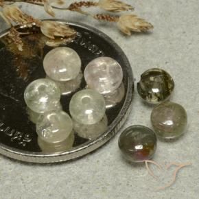3.46 ct natürliche Mehrfarbig Turmalin-Edelsteine, Fantasie, Lichtdurchlässig