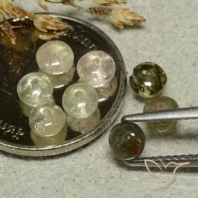 3.46 ct natürliche Mehrfarbig Turmalin-Edelsteine, Fantasie, Lichtdurchlässig