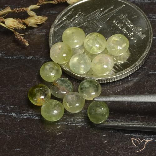 5.09 ct natürliche gelb-grün Turmalin-Edelsteine, Fantasie, Lichtdurchlässig