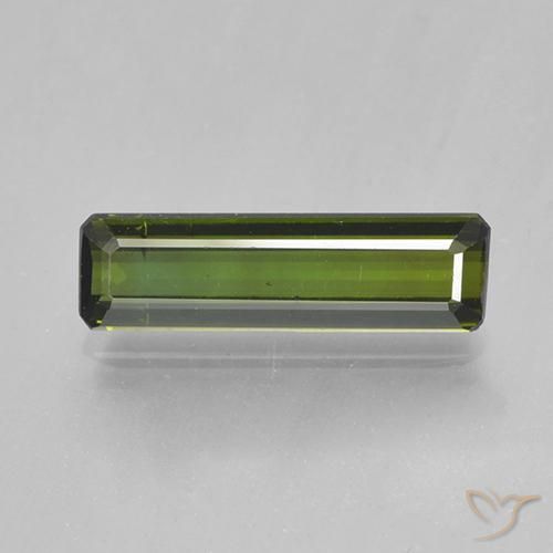 1.41ct Natürlicher Waldgrün Turmalin, Smaragdschliff, VVS-VS