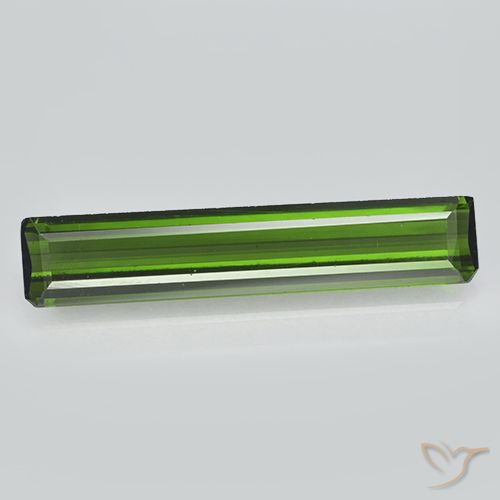 1.94ct Natürlicher Erdiges Grün Turmalin, Smaragdschliff, VVS-VS