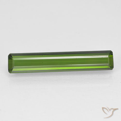 1.80ct Natürlicher Algengrün Turmalin, Oktagonschliff, VVS-VS, Photo A