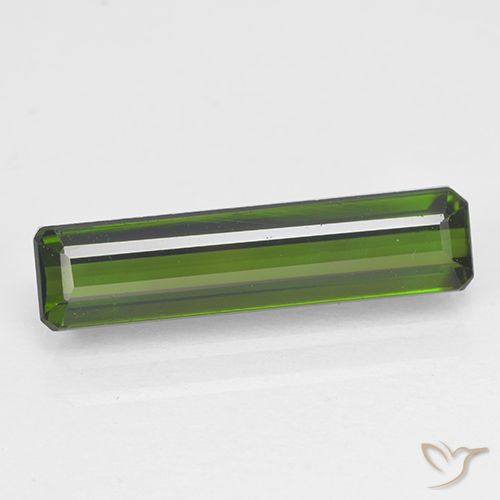 2.17ct Natürlicher Algengrün Turmalin, Smaragdschliff, VVS-VS