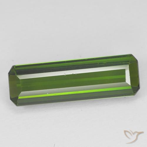 1.81ct Natürlicher Algengrün Turmalin, Smaragdschliff, VVS-VS