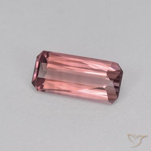 9,17 ctw natürlicher Dunkelpink Turmalin, Oktagonschliff, VVS-VS