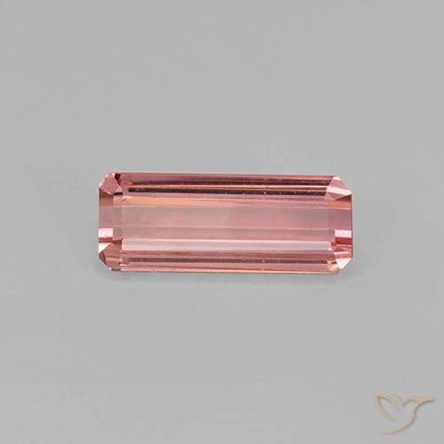 9,17 ctw natürlicher rötlich-rosa Turmalin, Oktagonschliff, VVS-VS