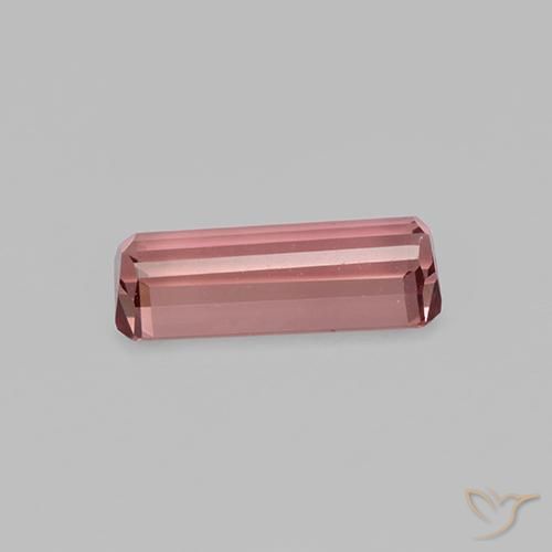 9,17 ctw natürlicher Rosenholz Rosa Turmalin, Oktagonschliff, VVS-VS