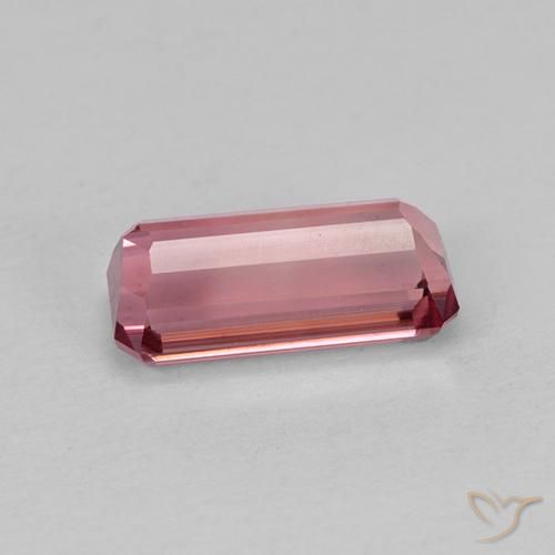 9,17 ctw natürlicher orange-rosa Turmalin, Oktagonschliff, VVS-VS