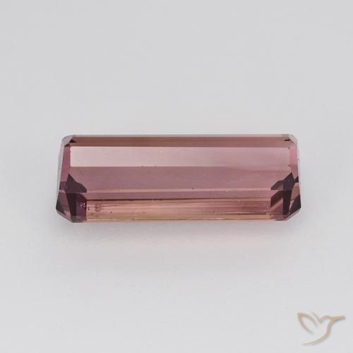 9,17 ctw natürlicher orange-rosa Turmalin, Oktagonschliff, VVS