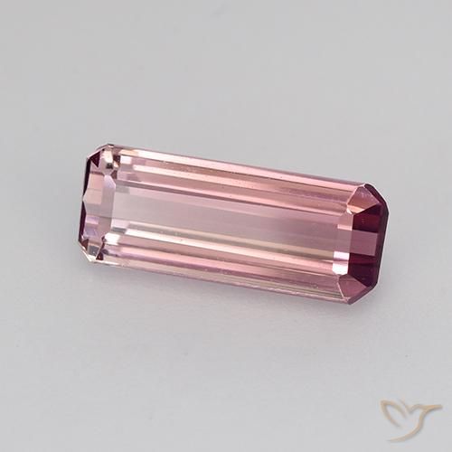 9,17 ctw natürlicher Lila-rosa Turmalin, Oktagonschliff, VVS