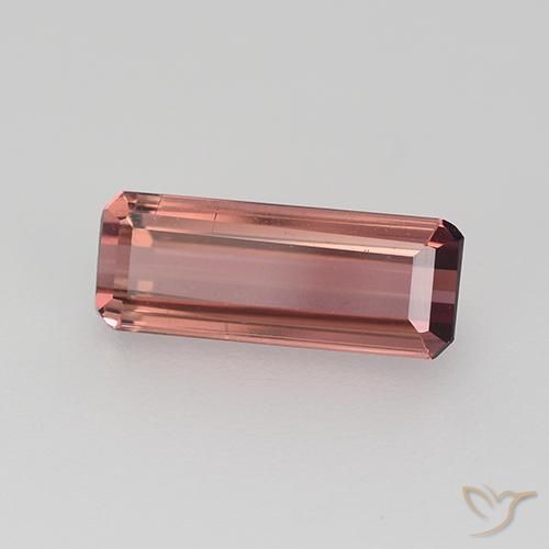 9,17 ctw natürlicher rötlich-rosa Turmalin, Oktagonschliff, VVS