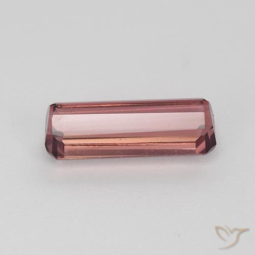 9,17 ctw natürlicher rötlich-rosa Turmalin, Oktagonschliff, VVS