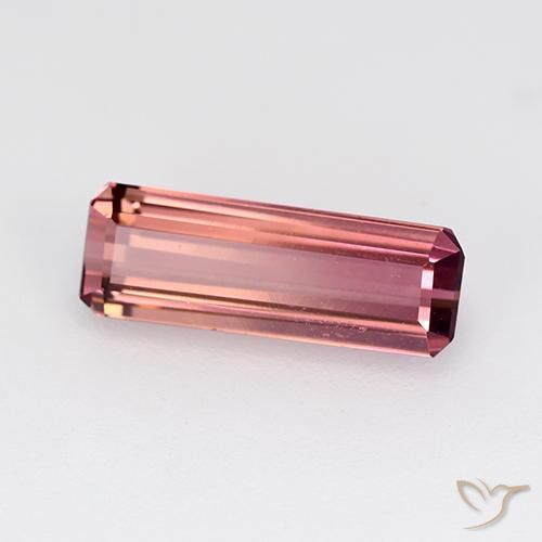 9,17 ctw natürlicher Dunkelpink Turmalin, Oktagonschliff, VVS